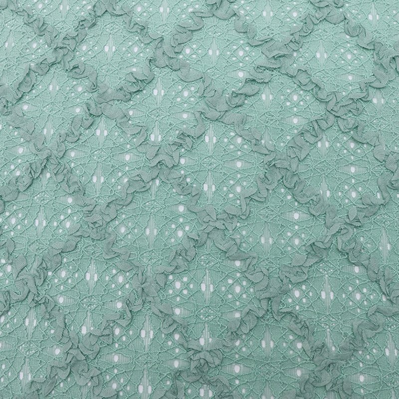 Lace Fabric Dress Geometric Polyester for Women's Wear Wholesale Suppl 4